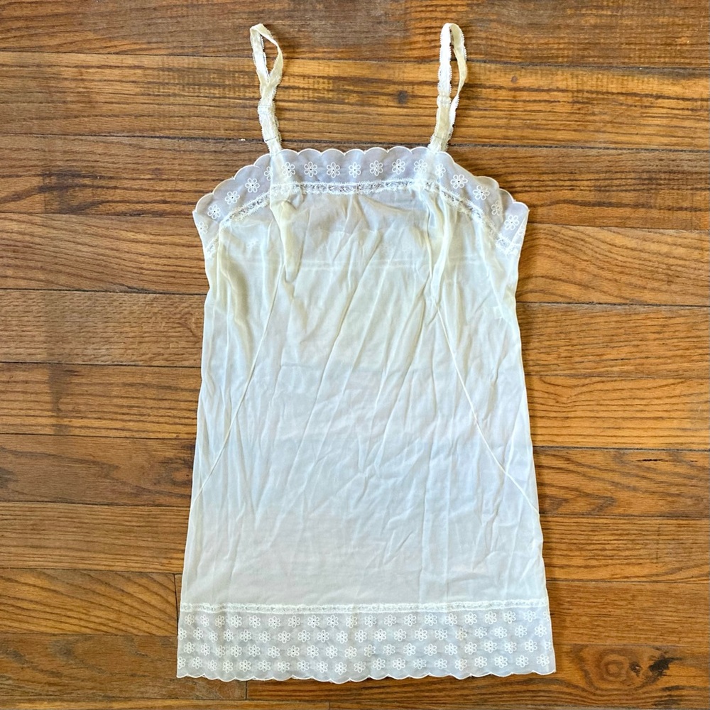 Vintage Vanity Fair Lace Lined Slip Dress